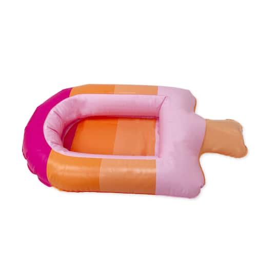 24&#x22; Pink &#x26; Orange Inflatable Popsicle Ice Cooler by Ashland&#xAE;